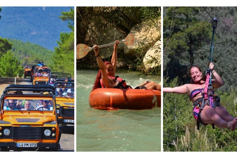 Fethiye Ölüdeniz Jeep Safari Rafting Zipline